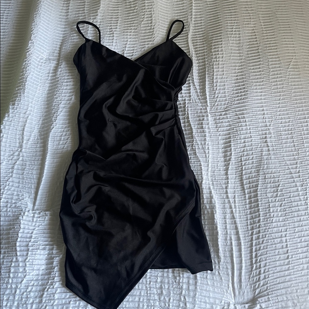 Elegant Black Slip Dress